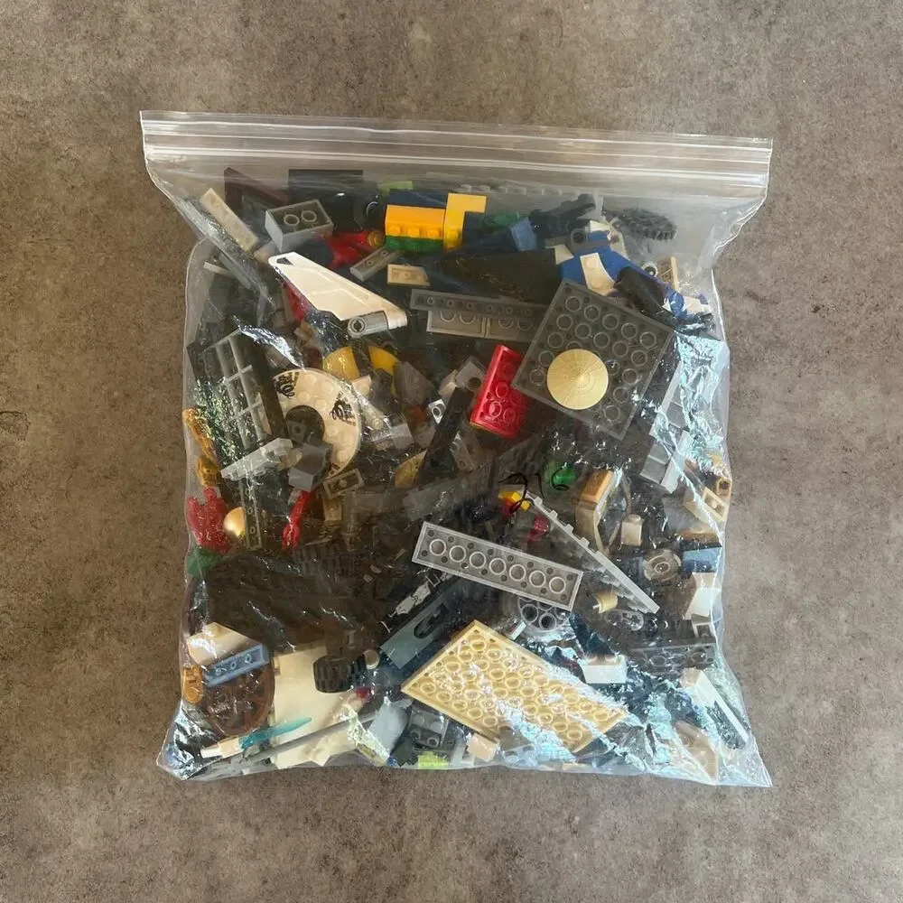Legos 2lb mix lot Clean various colors bricks platform building pieces bundle